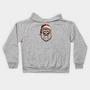 Vintage Santa Claus Illustration Kids Hoodie